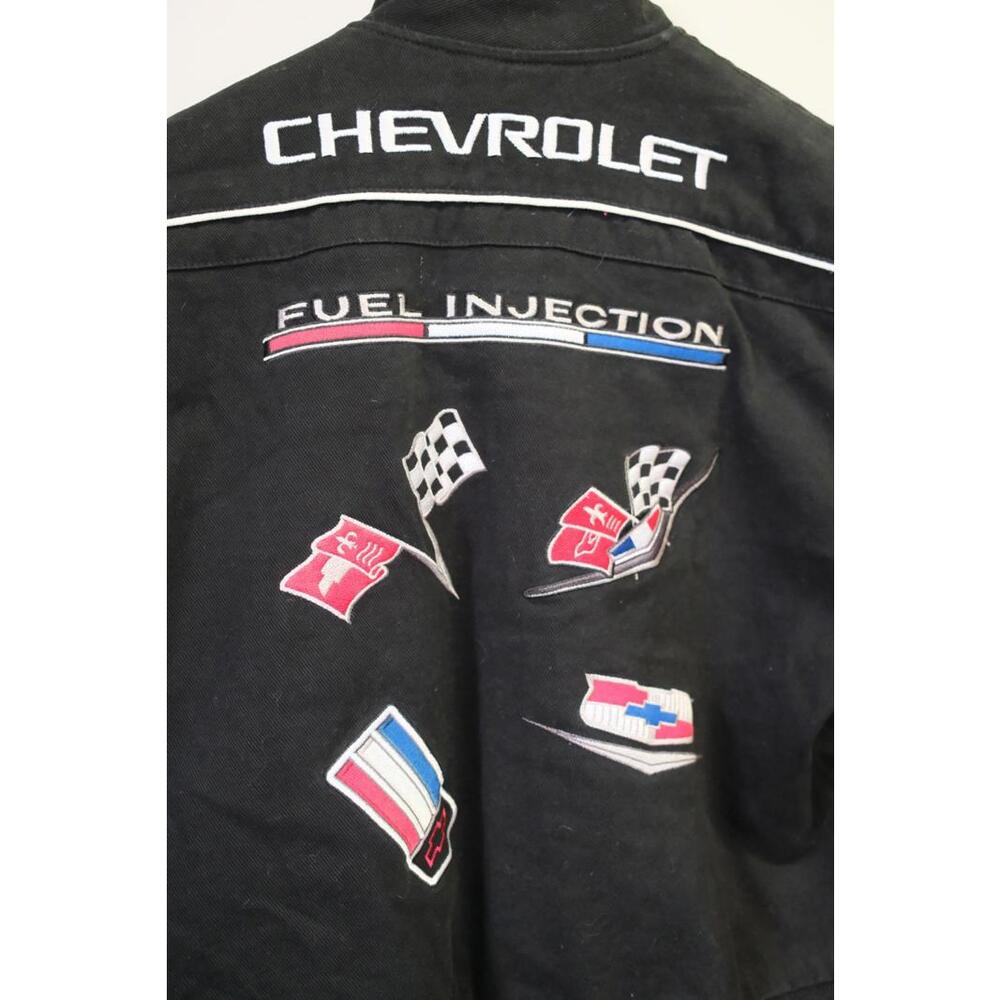 90's SR Designs Chevrolet Fuel Injection Racing Jacket - Picture 4 of 7